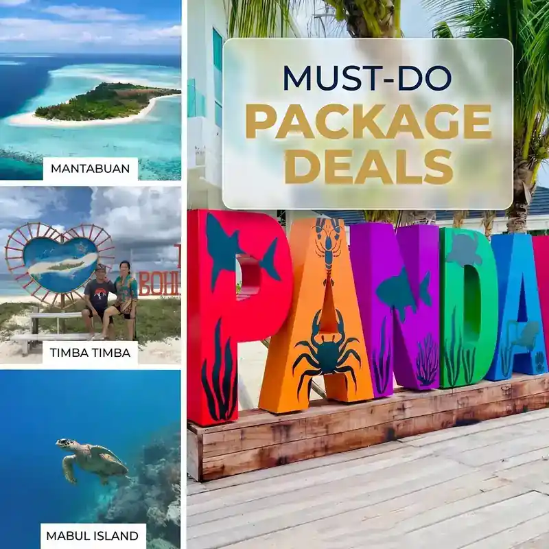 Multi day island hopping tour packages with Arcadia Beach Resort near Semporna