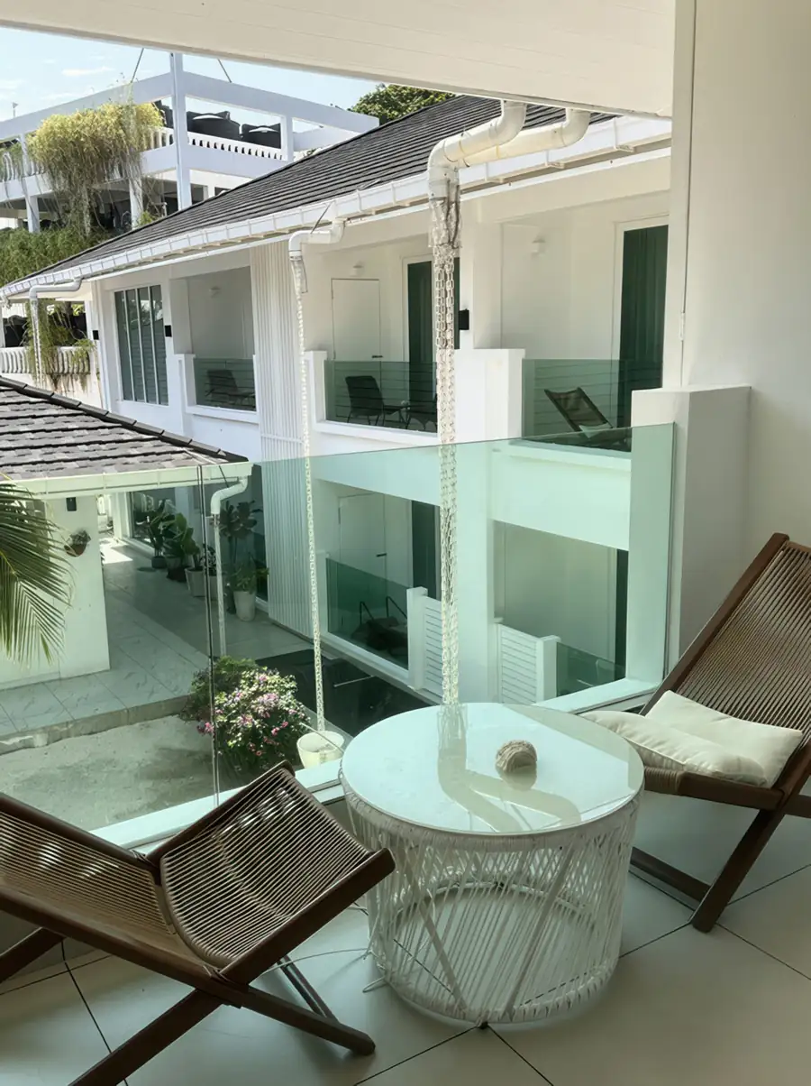 Secluded garden terrace in Standard Garden Room
