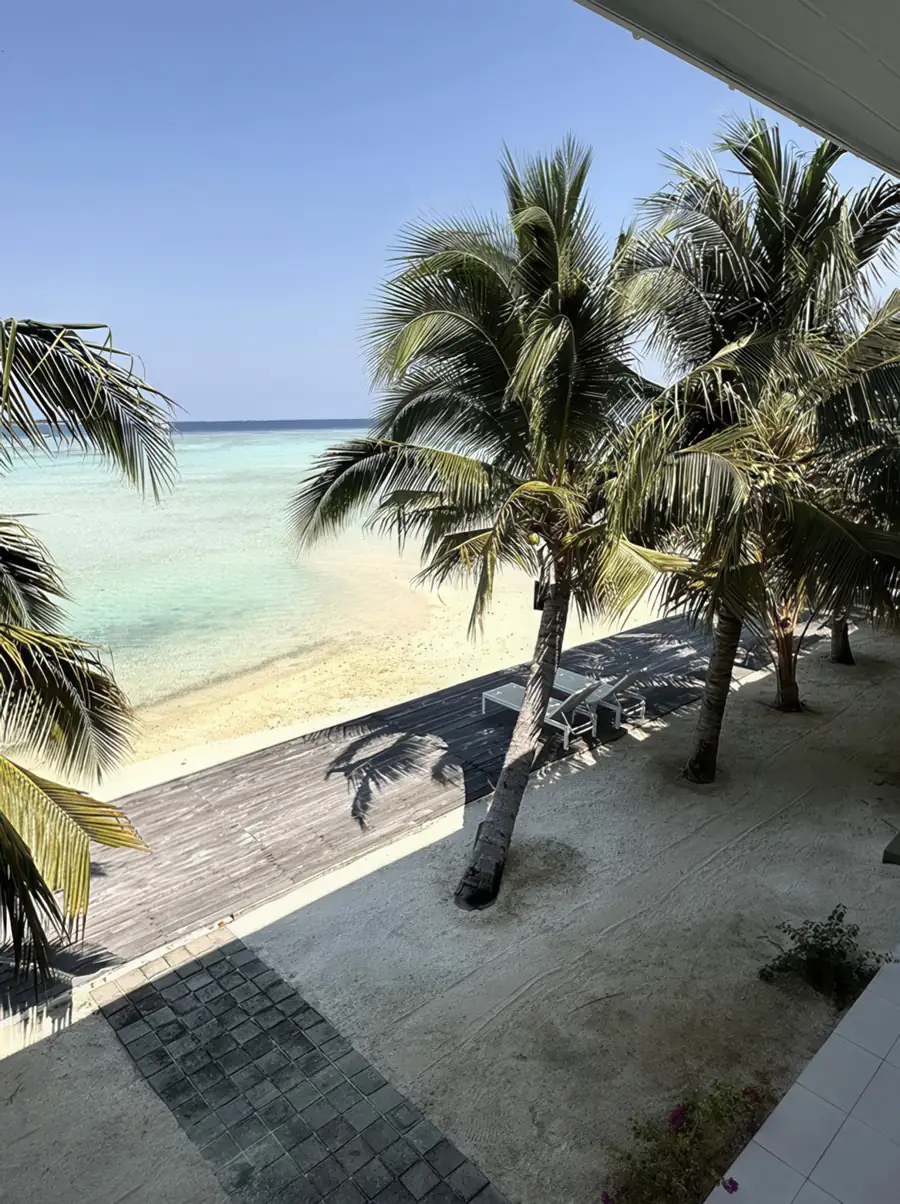 Elevated seaview balcony at Arcadia Beach Resort